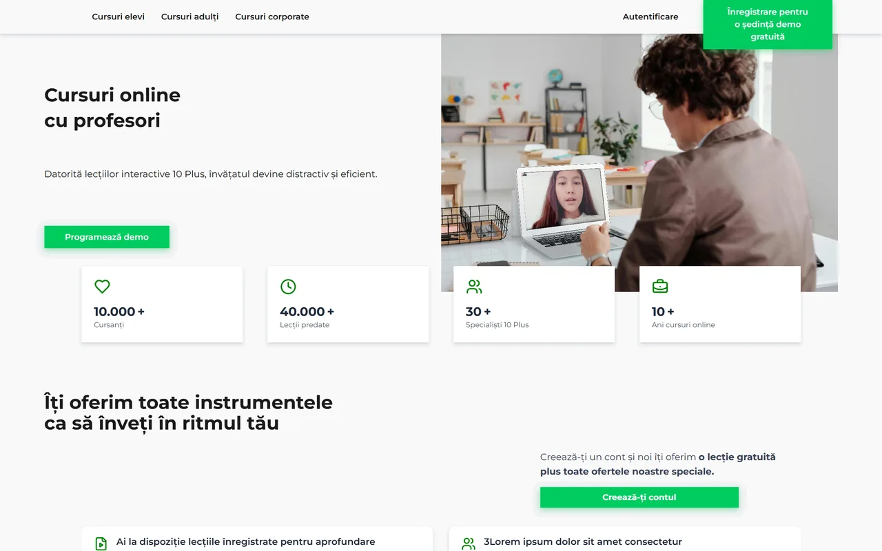 10p (Online Education Platform) screenshot