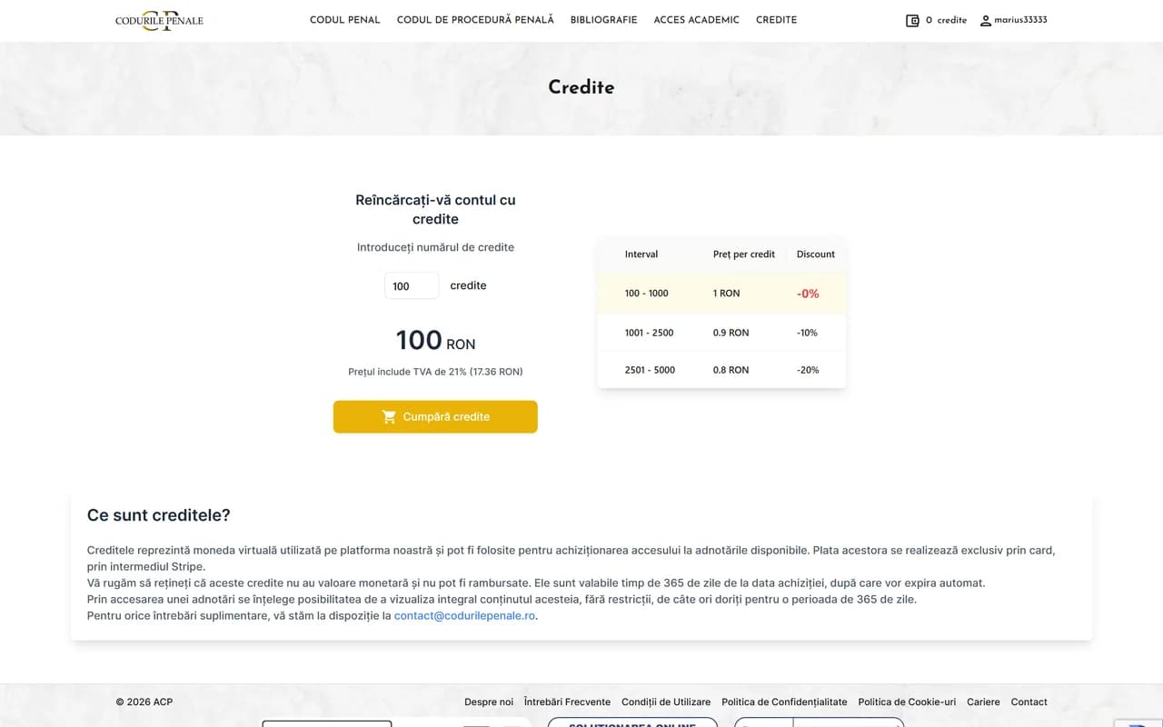 Codurile Penale — Legal Knowledge screenshot 4