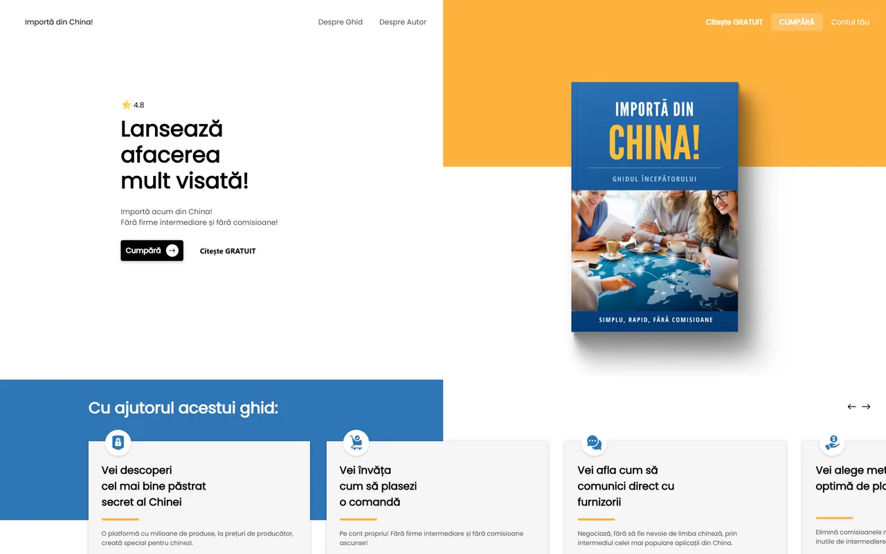 Import din China (Cross-Platform SaaS) screenshot