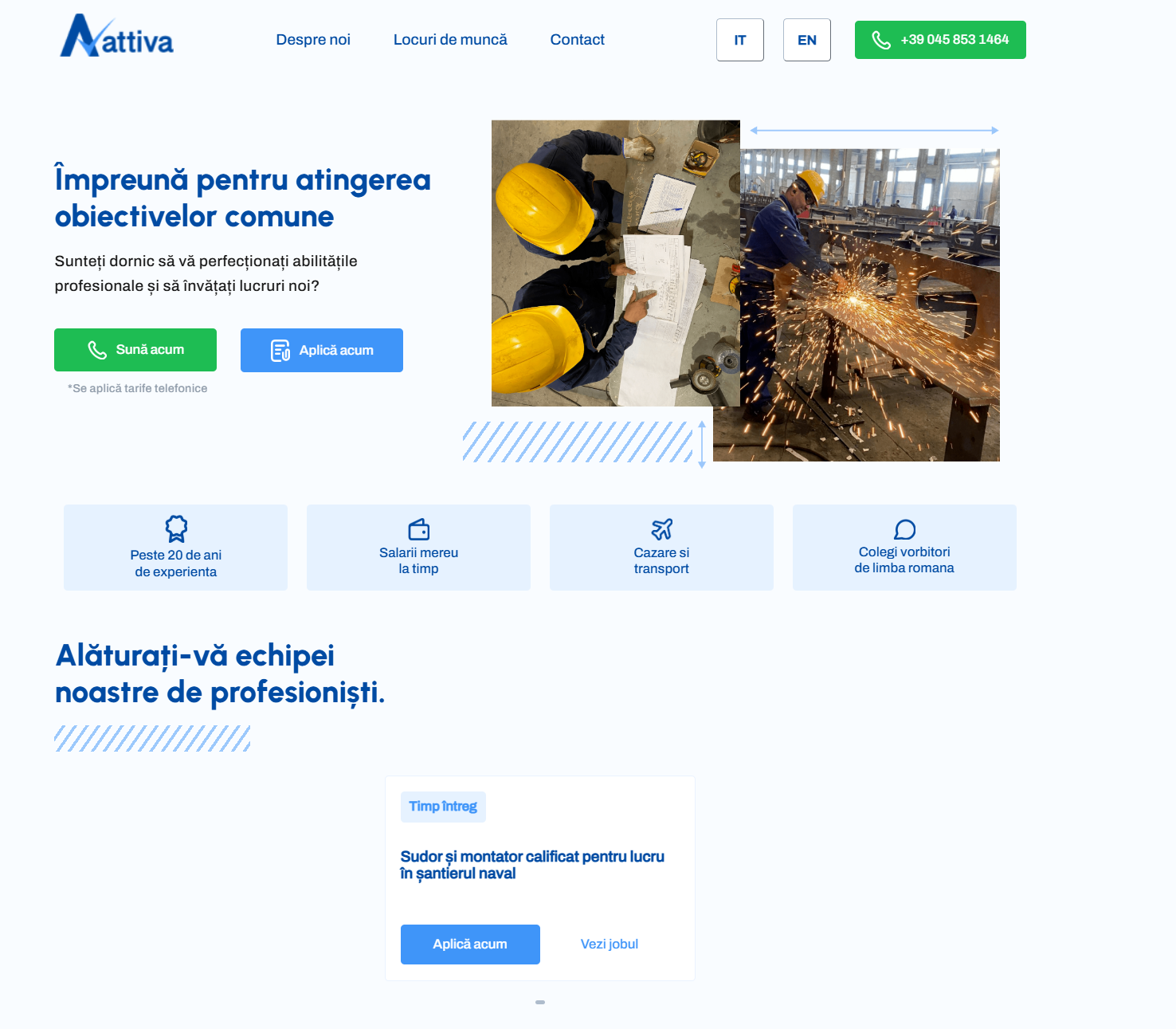 Attiva homepage